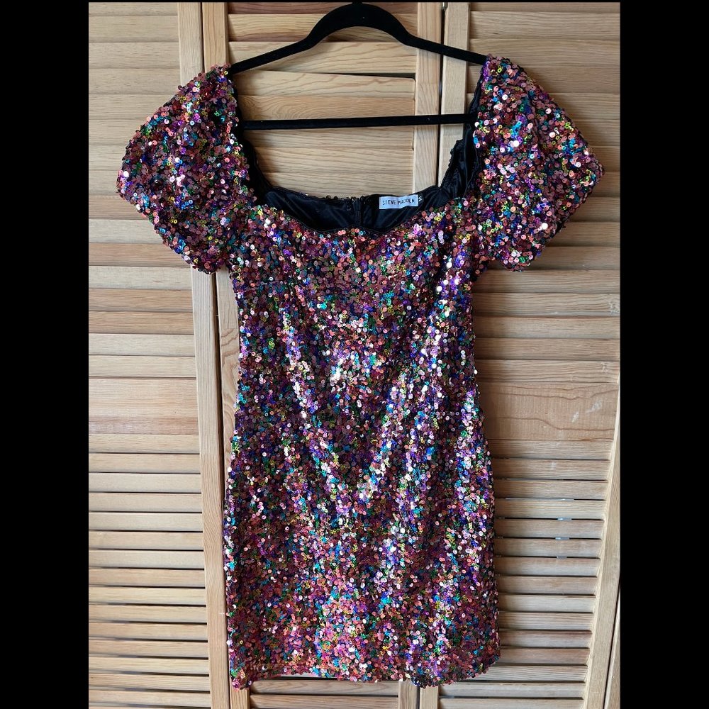 Taylor Swift Bejeweled Dress Steve Madden Sequin Mini Dress
